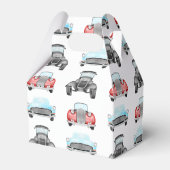 レトロクラシック車のヴィンテージ水の色パターン フェイバーボックス (裏面サイド)