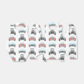 レトロクラシック車のヴィンテージ水の色パターン フェイバーボックス (折り畳みなし)