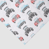 レトロクラシック車のヴィンテージ水の色パターン 薄葉紙 (詳細)