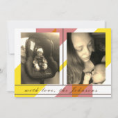 レトロクラシック車の出生告知カード (裏面)