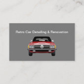 レトロクラシック車の改装 名刺 (正面)