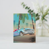 レトロクラシック車 ポストカード (スタンド正面)