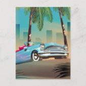 レトロクラシック車 ポストカード (正面)