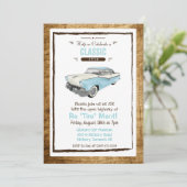 レトロクラシック退職招待状 招待状 (スタンド正面)