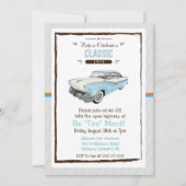 レトロクラシック退職招待状 招待状 (正面)