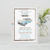 レトロクラシック退職招待状 招待状 (スタンド正面)