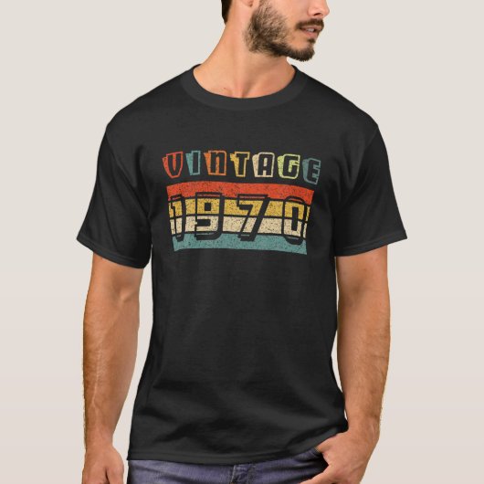 レトロクラシック70ヴィンテージ1970 Tシャツ (正面)
