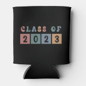 レトロクラス2023学校の大学の卒業ギフト 缶クーラー (正面)