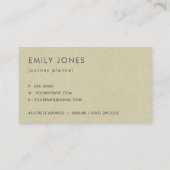 レトロクラフトグレイヴィンテージ世界地図 名刺 (裏面)