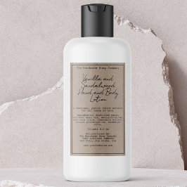 レトロクラフト防水化粧品ボトルラベル ワインラベル