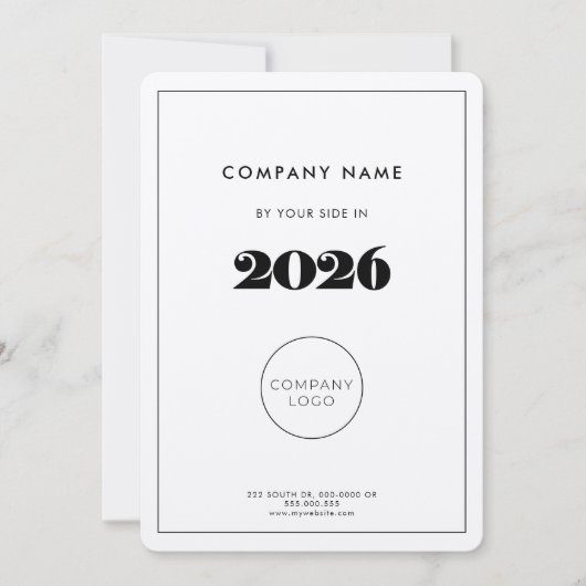 レトロクラフト2023カレンダー企業のビジネス シーズンカード (正面)