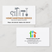 レトロクリエイティブハンドマントツールMotif Builder 名刺 (正面/裏面)