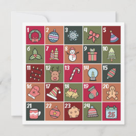 レトロクリスマスアドベント2023ホリデーカード