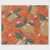 レトロクリスマスアート ラッピングペーパー (フラット)