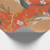 レトロクリスマスアート ラッピングペーパー (角)