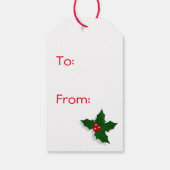 レトロクリスマスエンジェルinスノーギフトラベル ギフトタグ (裏面)