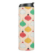 レトロクリスマスオーナメントパターン タンブラー (回転左)