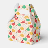 レトロクリスマスオーナメントパターン フェイバーボックス (裏面サイド)