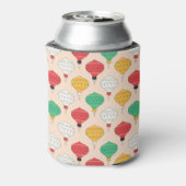 レトロクリスマスオーナメントパターン 缶クーラー (缶裏面)