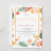 レトロクリスマスオーナメント会社クリスマス セーブザデート (正面)