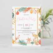 レトロクリスマスオーナメント会社クリスマス セーブザデート (スタンド正面)