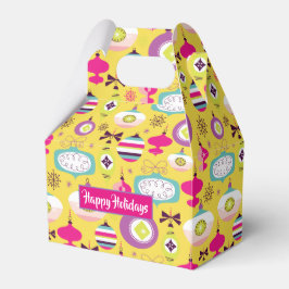 レトロクリスマスオーナメント優先ボックス フェイバーボックス