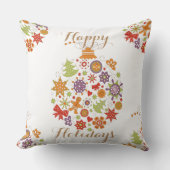 レトロクリスマスオーナメント装飾用クッション クッション (正面)