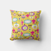 レトロクリスマスオーナメント装飾用クッション クッション (正面)