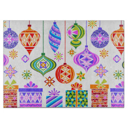 レトロクリスマスオーナメント カッティングボード