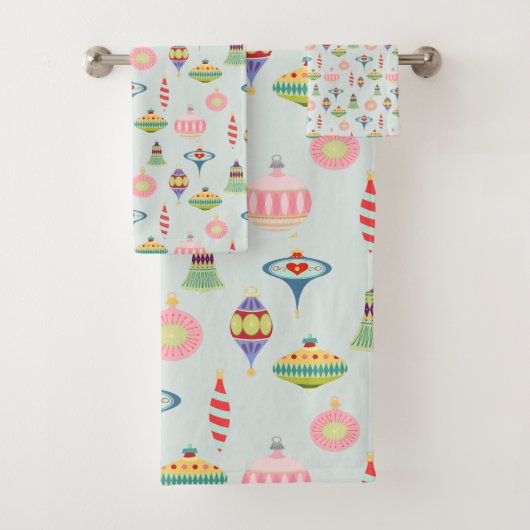 レトロクリスマスオーナメント |世紀半モダンば バスタオルセット (インサイチュ)