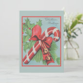 レトロクリスマスカインボウホリーベリー挨拶 シーズンカード (スタンド正面)