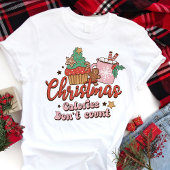 レトロクリスマスカロリーは休日をカウントしない トライブレンドＴシャツ