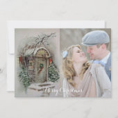 レトロクリスマスカード写真の追加 シーズンカード (正面)