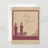 レトロクリスマスカード5 シーズンポストカード (正面/裏面)