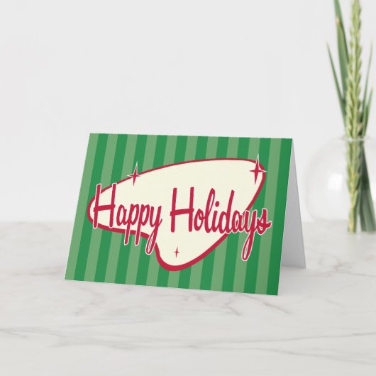 レトロクリスマスカード シーズンカード (正面)