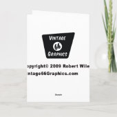 レトロクリスマスカード シーズンカード (裏面)