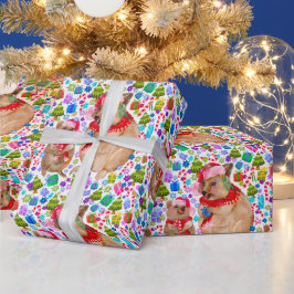 レトロクリスマスクオッカラッピング紙 ラッピングペーパー