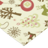 レトロクリスマスコラージュ テーブルクロス (アングル)