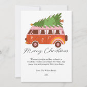 レトロクリスマスコンビフラット シーズンカード (正面)