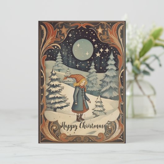 レトロクリスマスゴーアッシュの画像の前後 シーズンカード (スタンド正面)