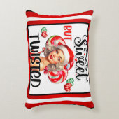 レトロクリスマススウィートnツイストピンナップ アクセントクッション (正面(垂直))