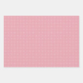 レトロクリスマスセット2ピンククリスマス ラッピングペーパーシート (正面3)