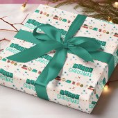レトロクリスマスセット3ラッピング紙 ラッピングペーパーシート