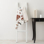 レトロクリスマスセーターパターン シェルパブランケット (インサイチュ)