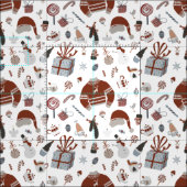 レトロクリスマスセーターパターン ファブリック (タイル)