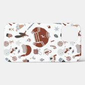 レトロクリスマスセーターパターン Case-Mate iPhoneケース (裏面 (横))