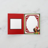 レトロクリスマスチアピンアップ サンキューカード (内部)