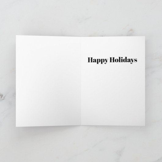 レトロクリスマスツノの鹿のファララ シーズンカード (内部)