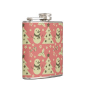 レトロクリスマスツリーのホリーベリースターキャンディーケーン フラスク (右)