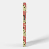 レトロクリスマスツリーのホリーベリースターキャンディーケーン Case-Mate iPhoneケース (裏面 / 右)